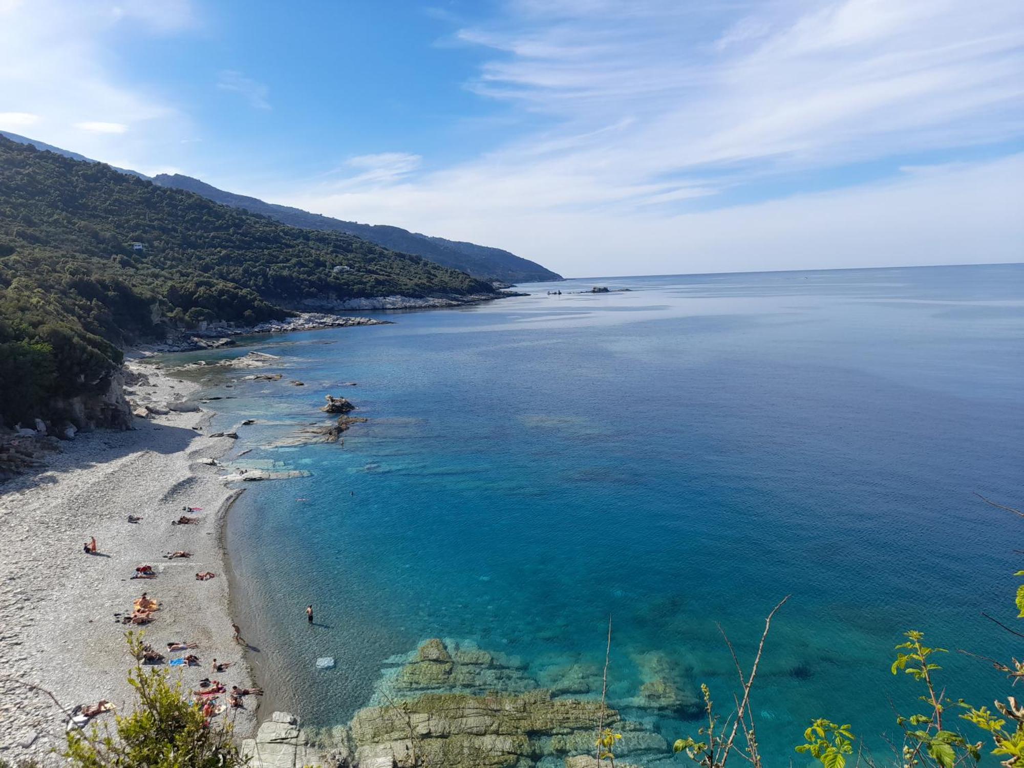 Mountain And Sea View Villa Miliész Kültér fotó